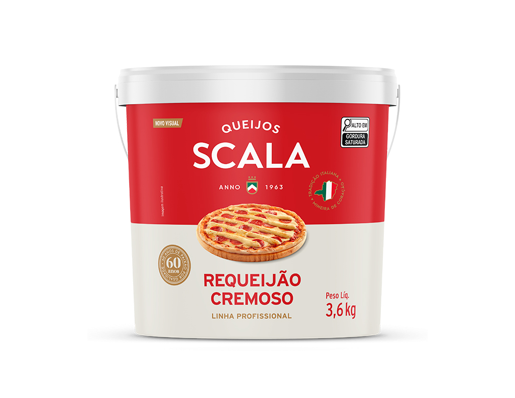 REQUEIJÃO SCALA SEM AMIDO 3,6 KG (CX 2 BD)